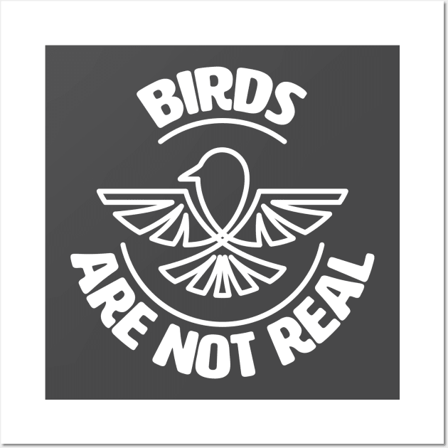 Birds Are Not Real. Conspiracy Theory. Bird Spies. Wall Art by lakokakr